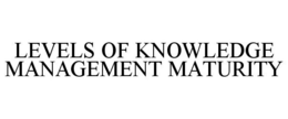 LEVELS OF KNOWLEDGE MANAGEMENT MATURITY trademark