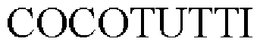 COCOTUTTI trademark
