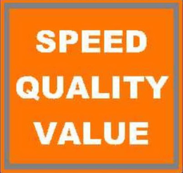 SPEED QUALITY VALUE trademark