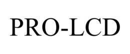 PRO-LCD trademark