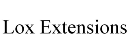 LOX EXTENSIONS trademark
