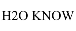 H2O KNOW trademark