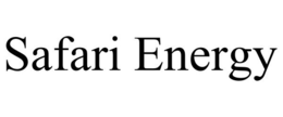 SAFARI ENERGY trademark