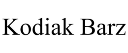 KODIAK BARZ trademark