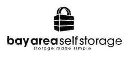 BAY AREA SELF STORAGE STORAGE MADE SIMPLE trademark