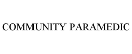 COMMUNITY PARAMEDIC trademark