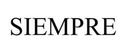SIEMPRE trademark