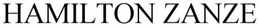 HAMILTON ZANZE trademark