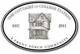 THE COTTAGES OF COLLEGE STATION A FRONT PORCH COMMUNITY EST. 2011 trademark