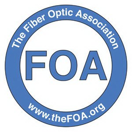 FOA THE FIBER OPTIC ASSOCIATION WWW.THEFOA.ORG trademark