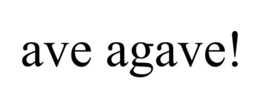 AVE AGAVE! trademark