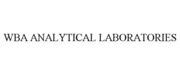 WBA ANALYTICAL LABORATORIES trademark