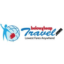 BELOWCHEAP TRAVEL.COM LOWEST FARES ANYWHERE! trademark