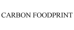 CARBON FOODPRINT trademark
