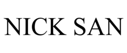 NICK SAN trademark