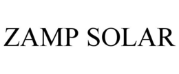 ZAMP SOLAR trademark