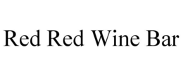 RED RED WINE BAR trademark