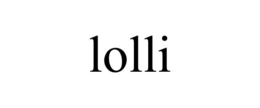 LOLLI trademark