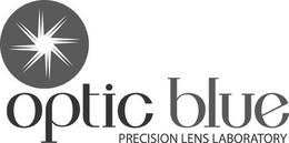 OPTIC BLUE PRECISION LENS LABORATORY trademark