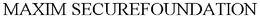 MAXIM SECUREFOUNDATION trademark