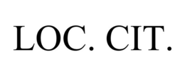 LOC. CIT. trademark
