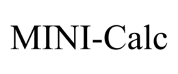 MINI-CALC trademark
