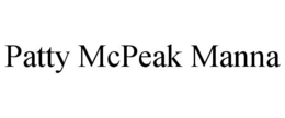 PATTY MCPEAK MANNA trademark