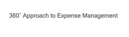 360° APPROACH TO EXPENSE MANAGEMENT trademark