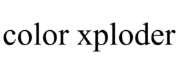 COLOR XPLODER trademark
