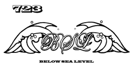 723 BSL BELOW SEA LEVEL trademark