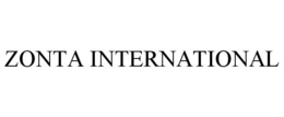ZONTA INTERNATIONAL trademark