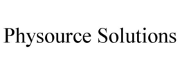 PHYSOURCE SOLUTIONS trademark