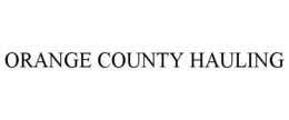 ORANGE COUNTY HAULING trademark