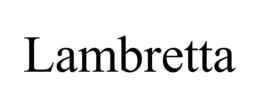 LAMBRETTA trademark