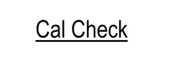 CAL CHECK trademark