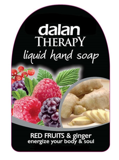 DALAN THERAPY LIQUID HAND SOAP RED FRUITS & GINGER ENERGIZE YOUR BODY & SOUL trademark