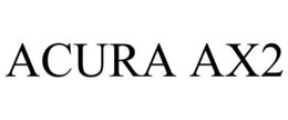 ACURA AX2 trademark