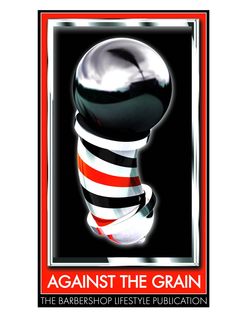 AGAINST THE GRAIN THE BARBERSHOP LIFESTYLE PUBLICATION trademark