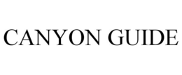 CANYON GUIDE trademark