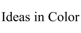 IDEAS IN COLOR trademark