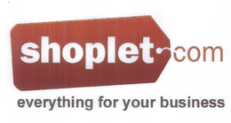 SHOPLET.COM EVERYTHING FOR YOUR BUSINESS trademark