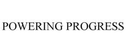POWERING PROGRESS trademark