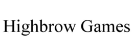 HIGHBROW GAMES trademark