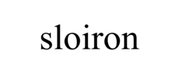 SLOIRON trademark