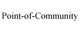 POINT-OF-COMMUNITY trademark