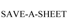 SAVE-A-SHEET trademark