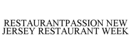 RESTAURANTPASSION NEW JERSEY RESTAURANT WEEK trademark