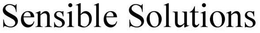 SENSIBLE SOLUTIONS trademark