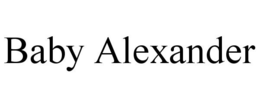BABY ALEXANDER trademark