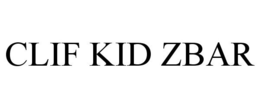 CLIF KID ZBAR trademark